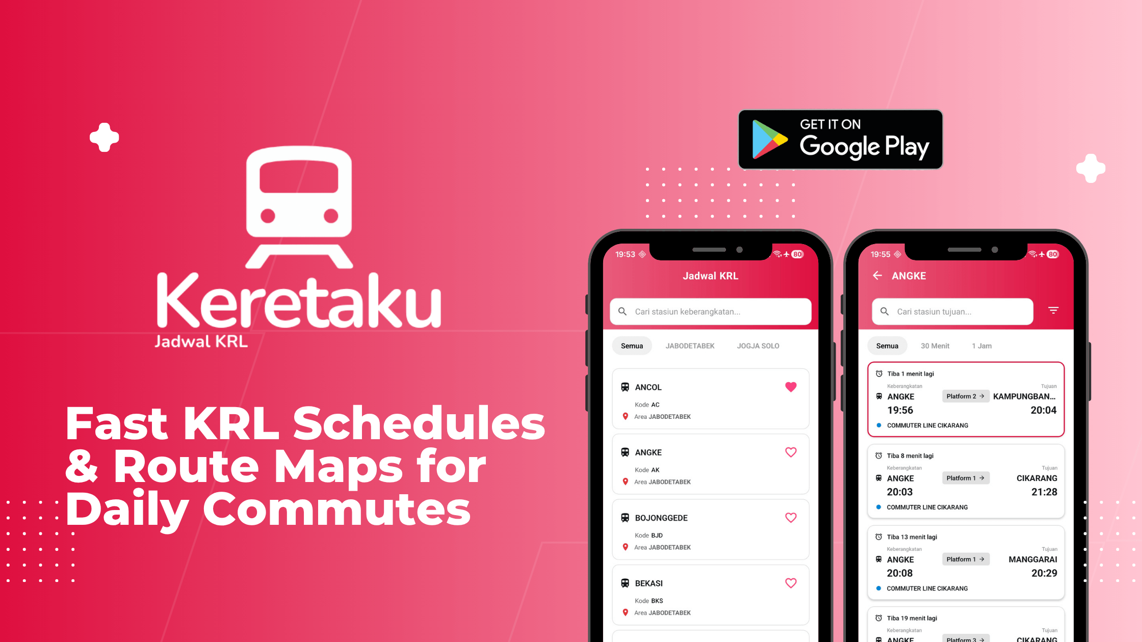 Keretaku - Jadwal KRL